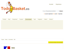 Tablet Screenshot of nba.todobasket.es